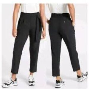 Athleta Black High-Waisted, belted, Pants Size 2